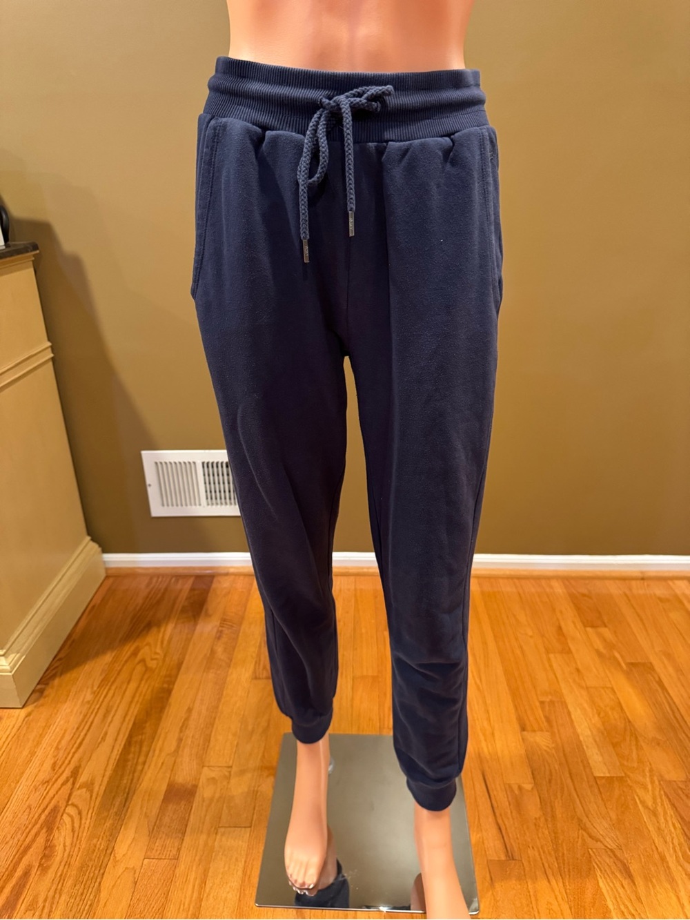 Roxy Navy Blue Pullover Sweatpants with Logo Tag